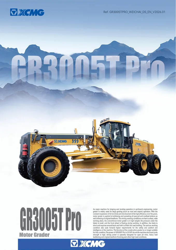 XCMG GR3005T PRO machine manual cover: xcmg-gr3005t-pro-1a714e8ce7-official-literature