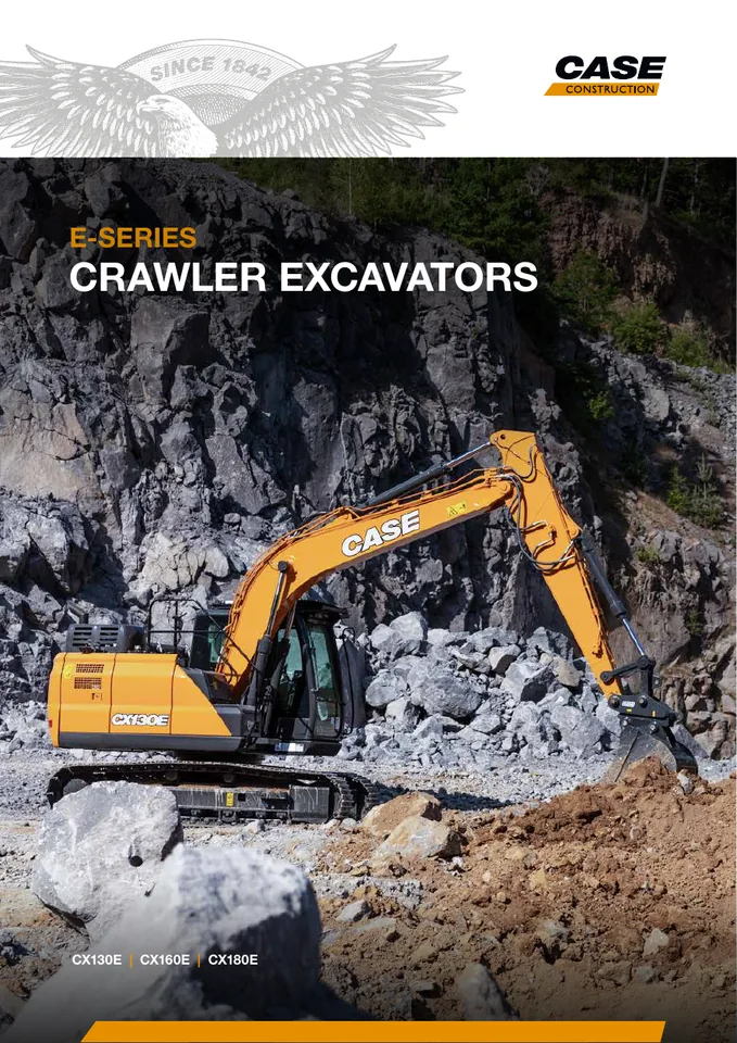 CASE CX130E machine manual cover
