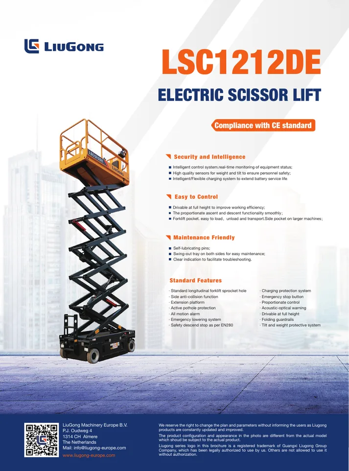 LiuGong LSC1212DE machine manual cover