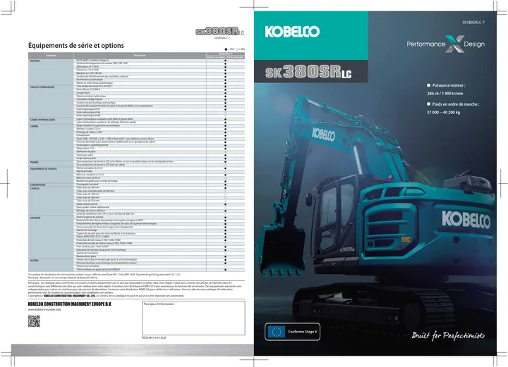Kobelco SK380SRLC-7 设备手册外胶层