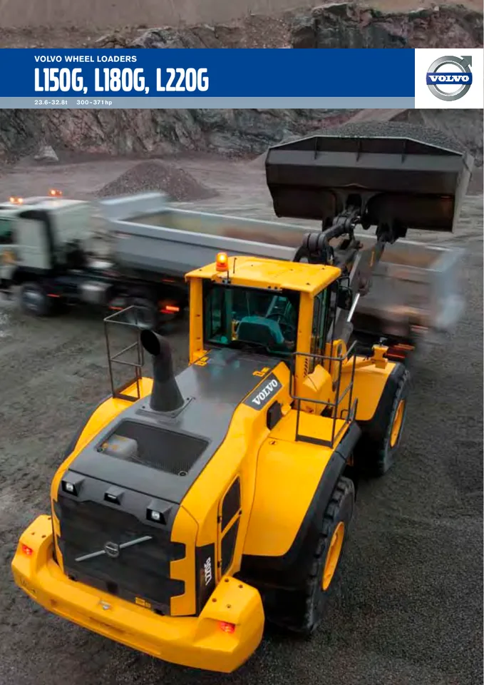 Volvo L180G machine manual cover: Volvo L180G Product brochure
