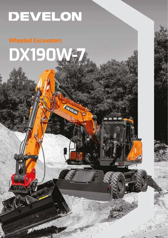 Doosan DX190W-7 machine manual cover