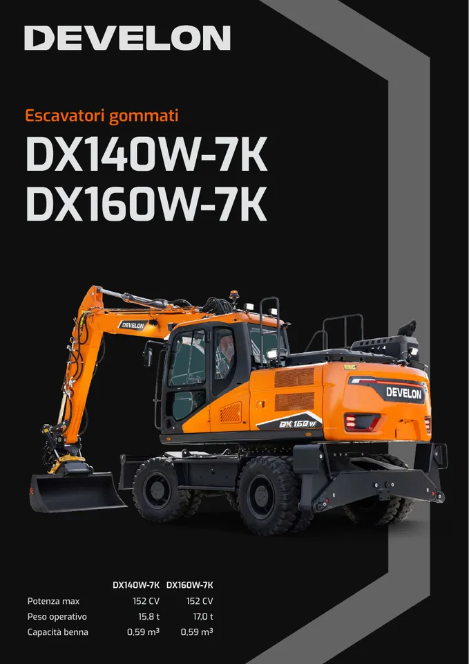 Doosan DX140W-7K machine manual cover
