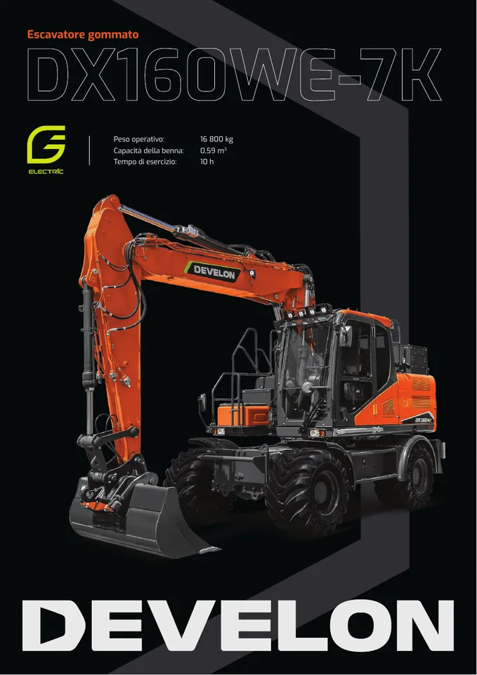 Doosan DX160WE-7K machine manual cover