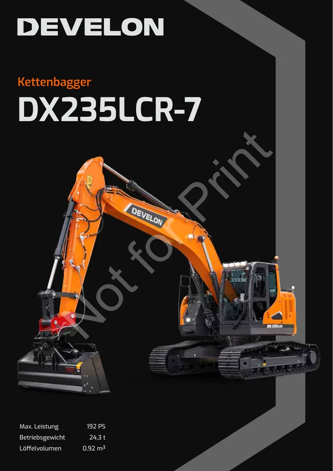 Doosan DX235LCR-7 machine manual cover