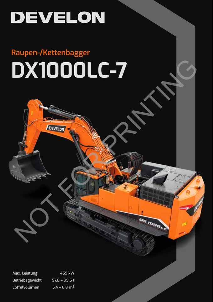 Doosan DX1000LC-7 machine manual cover
