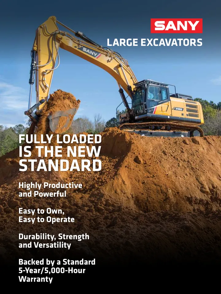 SANY SY365C · SY385C · SY500H · SY750H 设备手册外胶层