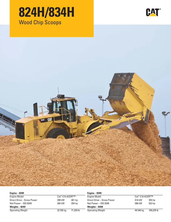 Caterpillar CAT®834H machine manual cover