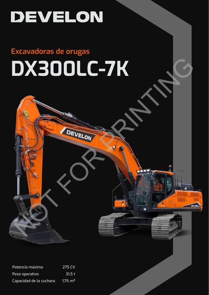 Doosan DX300LC-7K machine manual cover