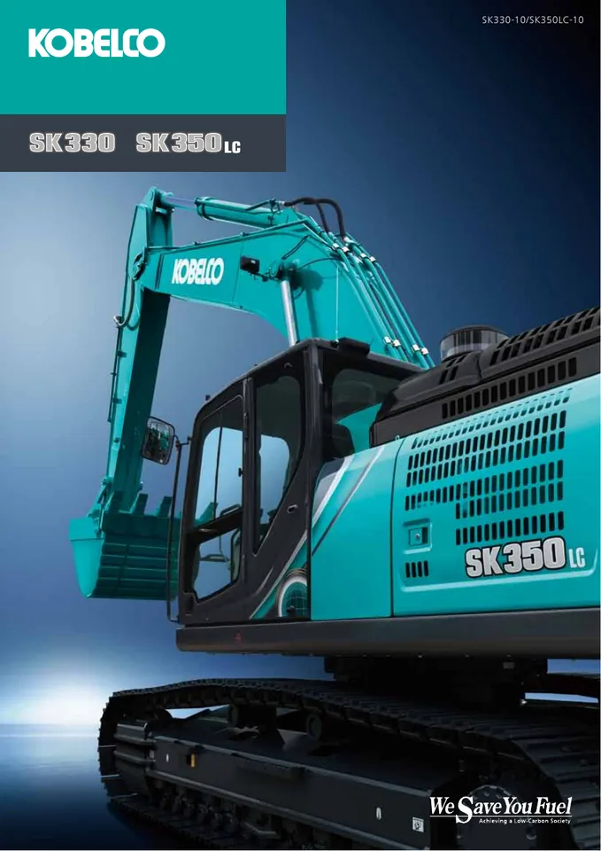Kobelco SK330-10 · SK350LC-10 machine manual cover