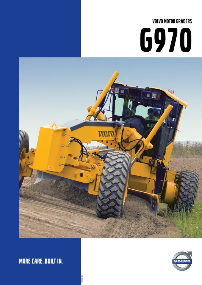 Volvo G970 machine manual cover: Volvo G970 Product specification
