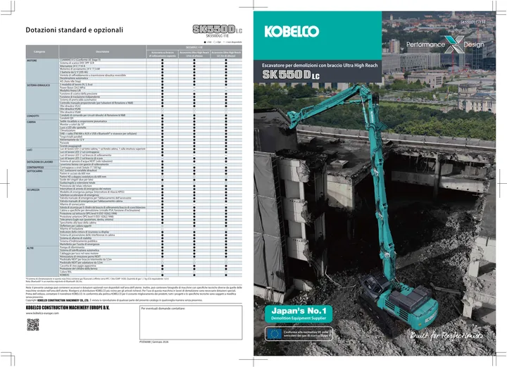 Kobelco SK550DLC-11E 设备手册外胶层