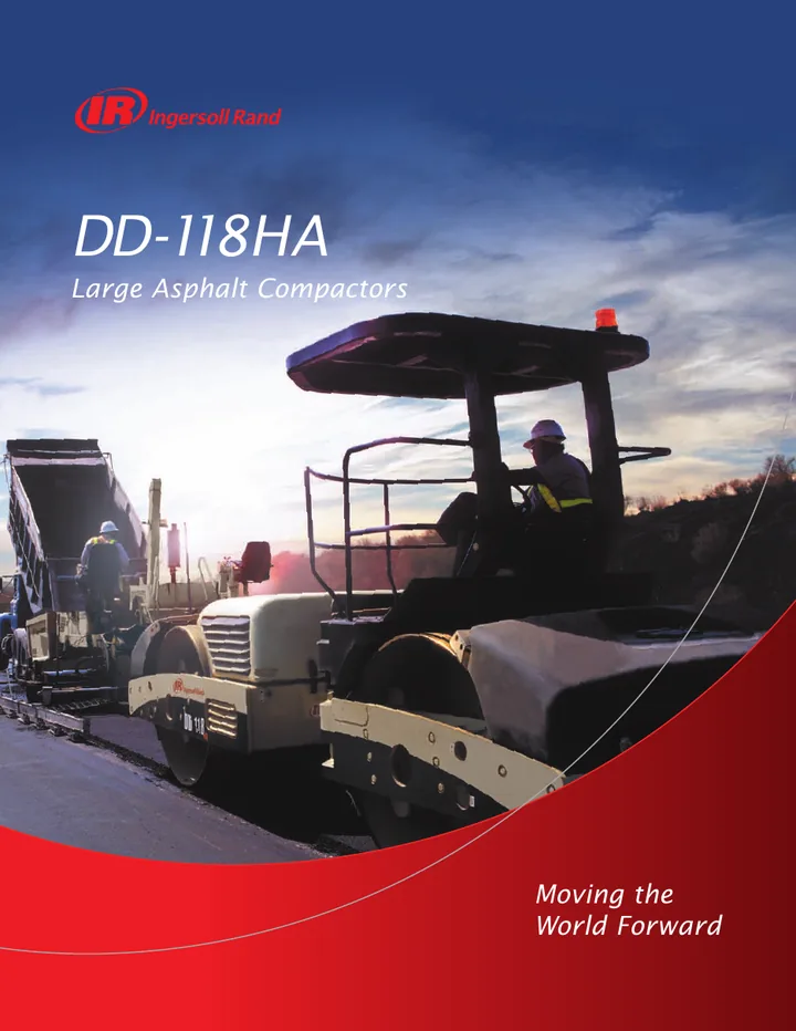 Volvo DD118HA machine manual cover: Volvo DD118HA Archived product document
