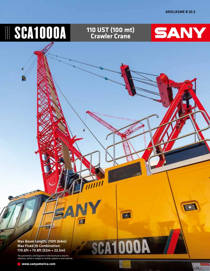 SANY SCA1000A 设备手册外胶层