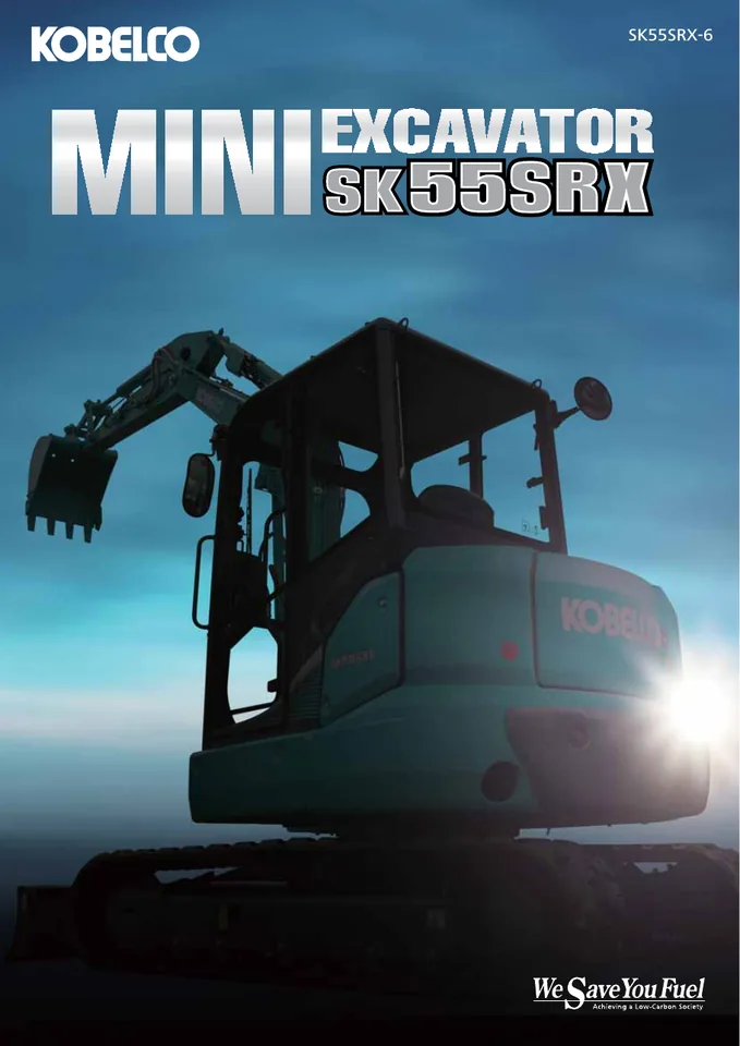 Kobelco SK55SRX-6 machine manual cover: sk55srx-6-786b9f73ee