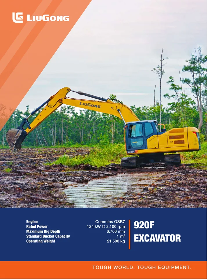 LiuGong 920F machine manual cover