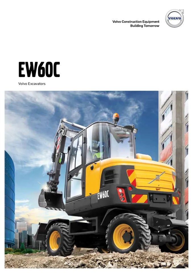 Volvo EW60C machine manual cover: Volvo EW60C Product brochure