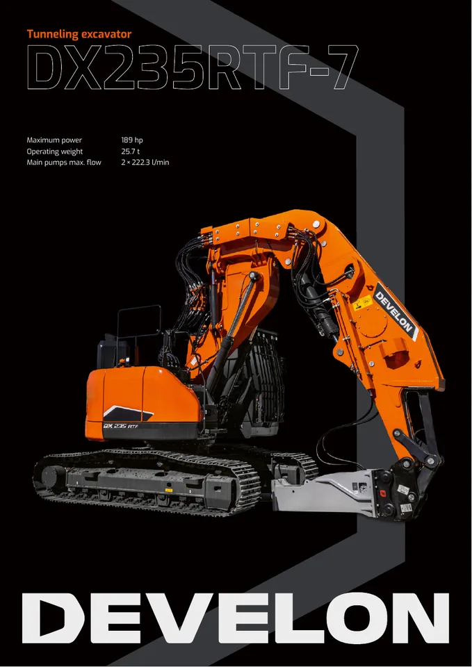 Doosan DX235RTF-7 machine manual cover