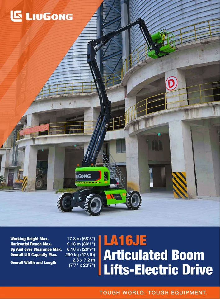 LiuGong LA16JE machine manual cover