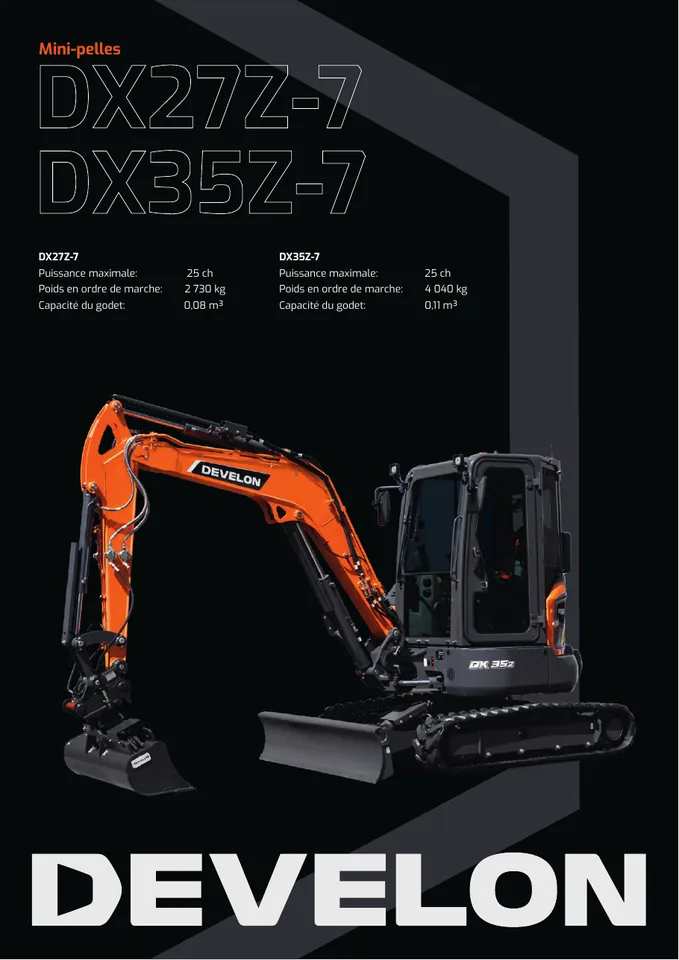Doosan DX27Z-7 · DX35Z-7K machine manual cover