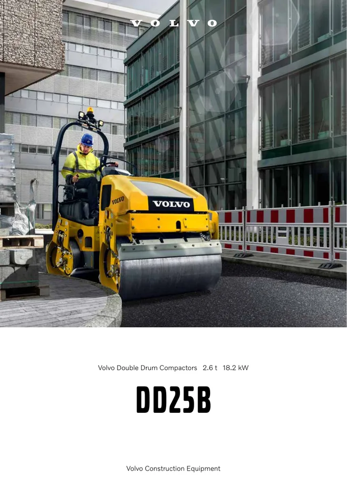 Volvo DD25B machine manual cover: Volvo DD25B Product brochure