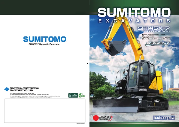 Sumitomo SH145X-7 设备手册外胶层