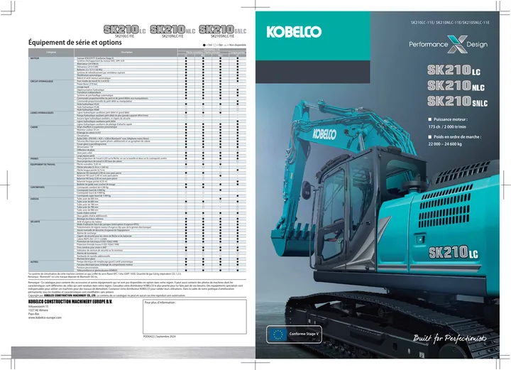 Kobelco SK210LC-11E · SK210NLC-11E · SK210SNLC-11E 设备手册外胶层