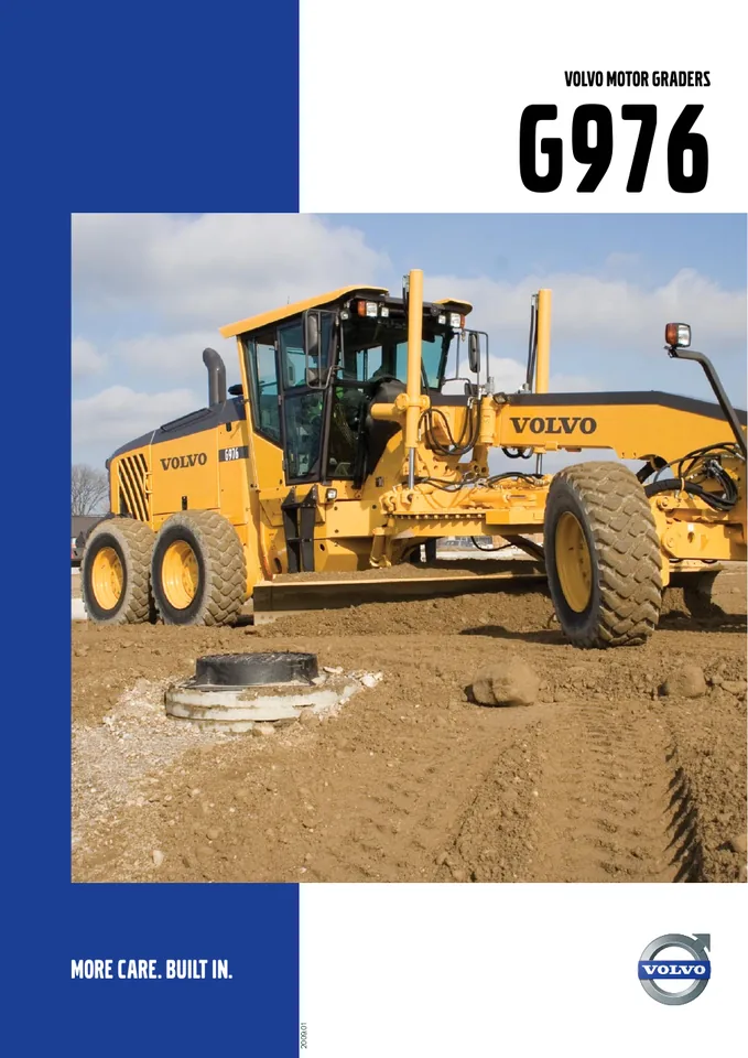 Volvo G976 machine manual cover: Volvo G976 Product specification