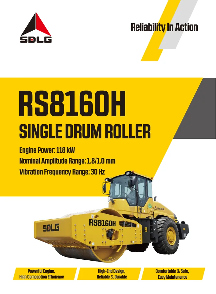 SDLG RS8160H machine manual cover: SDLG RS8160H Product brochure