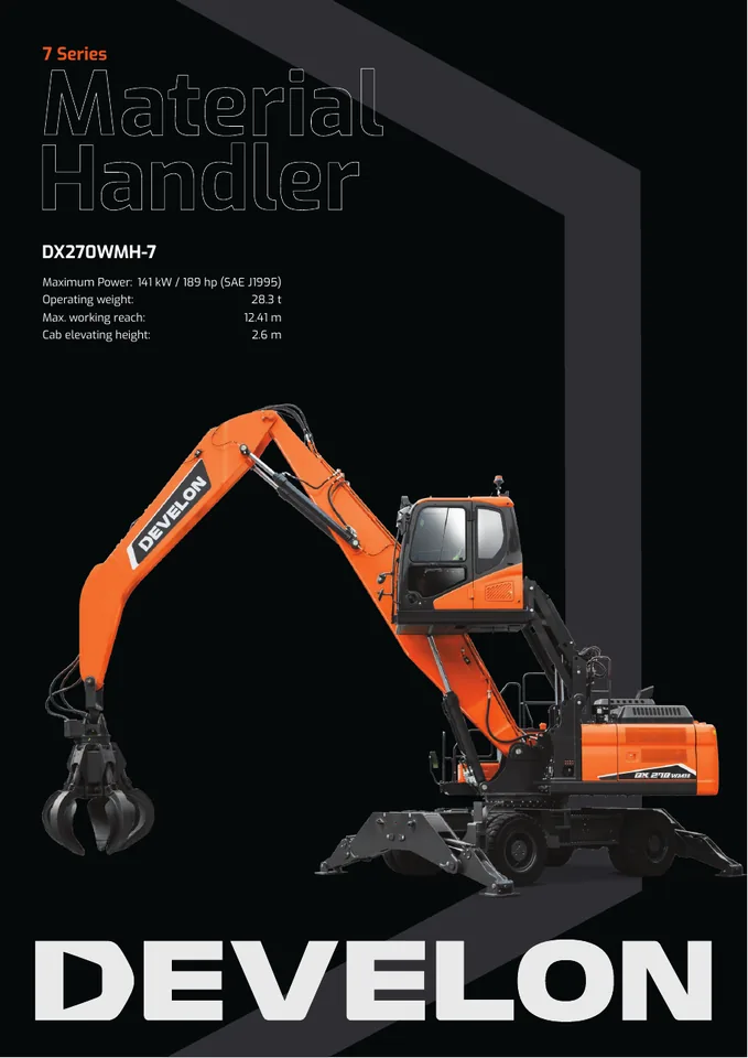 Doosan DX270WMH-7 machine manual cover