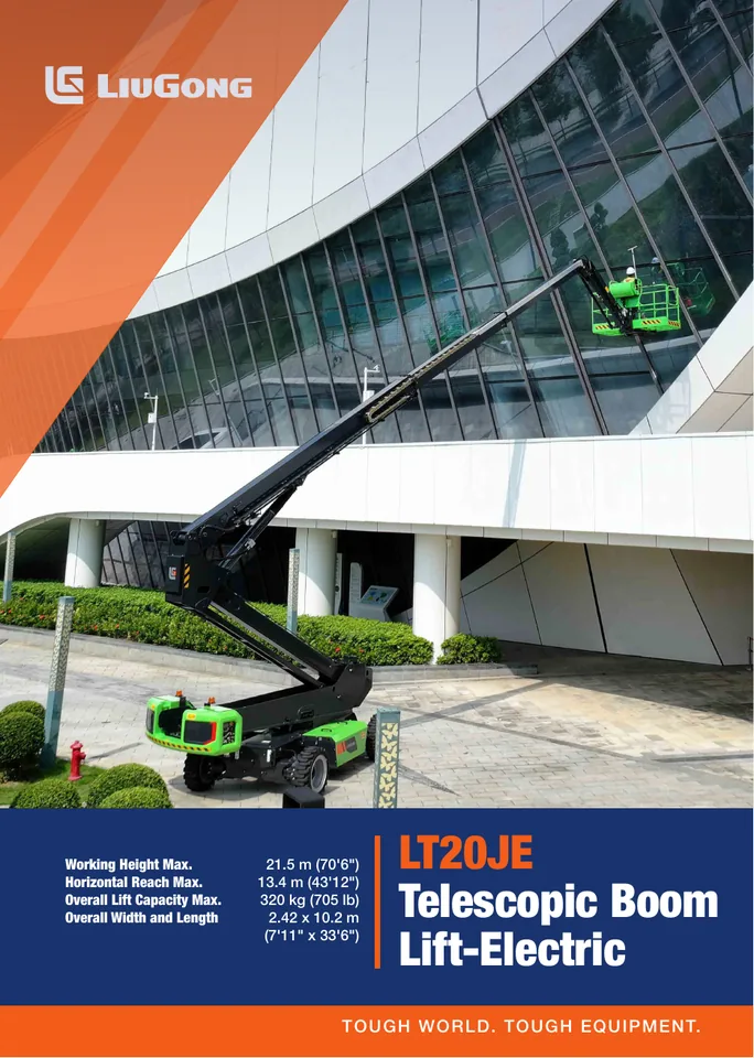LiuGong LT20JE machine manual cover