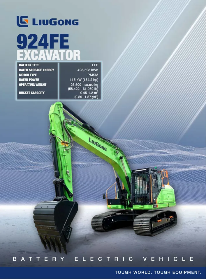 LiuGong 924FE machine manual cover