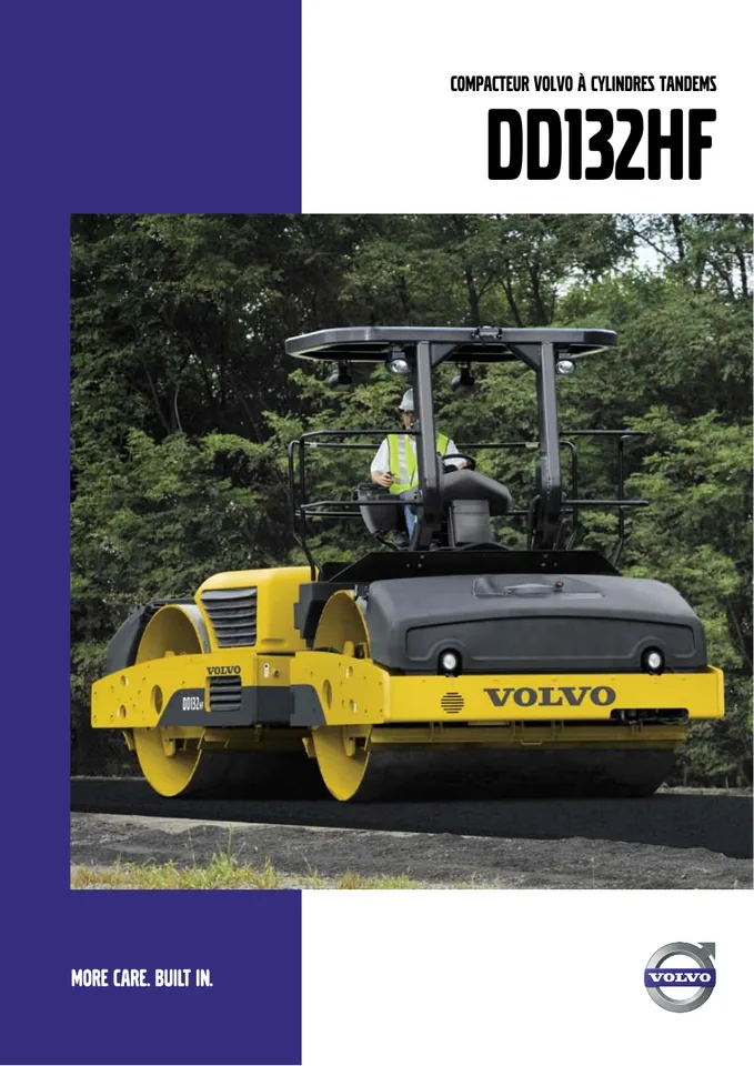 Volvo DD132HF machine manual cover: Volvo DD132HF Archived product document
