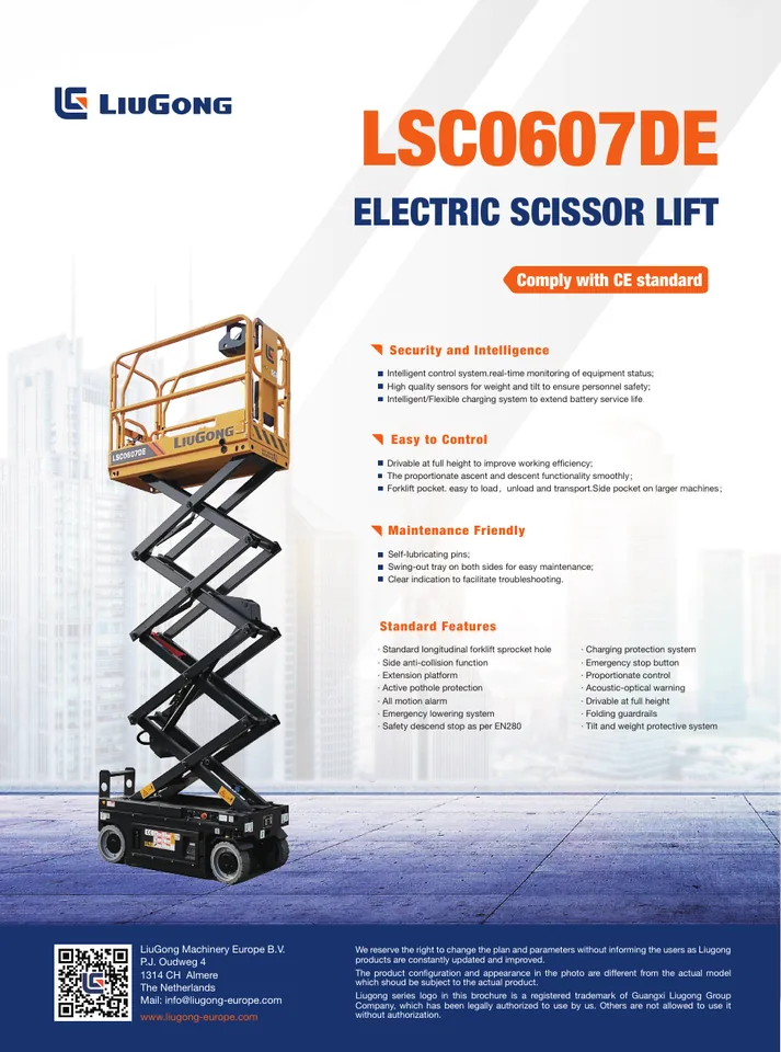 LiuGong LSC0607DE machine manual cover