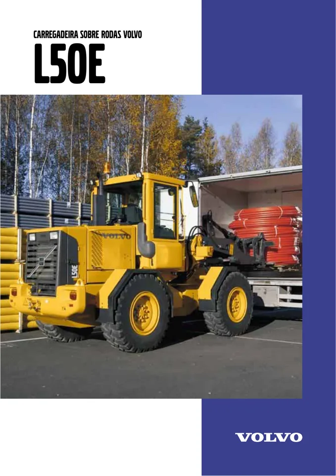 Volvo L50E machine manual cover: Volvo L50E Archived product document