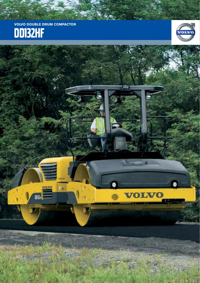 Volvo DD132HF machine manual cover: Volvo DD132HF Product brochure
