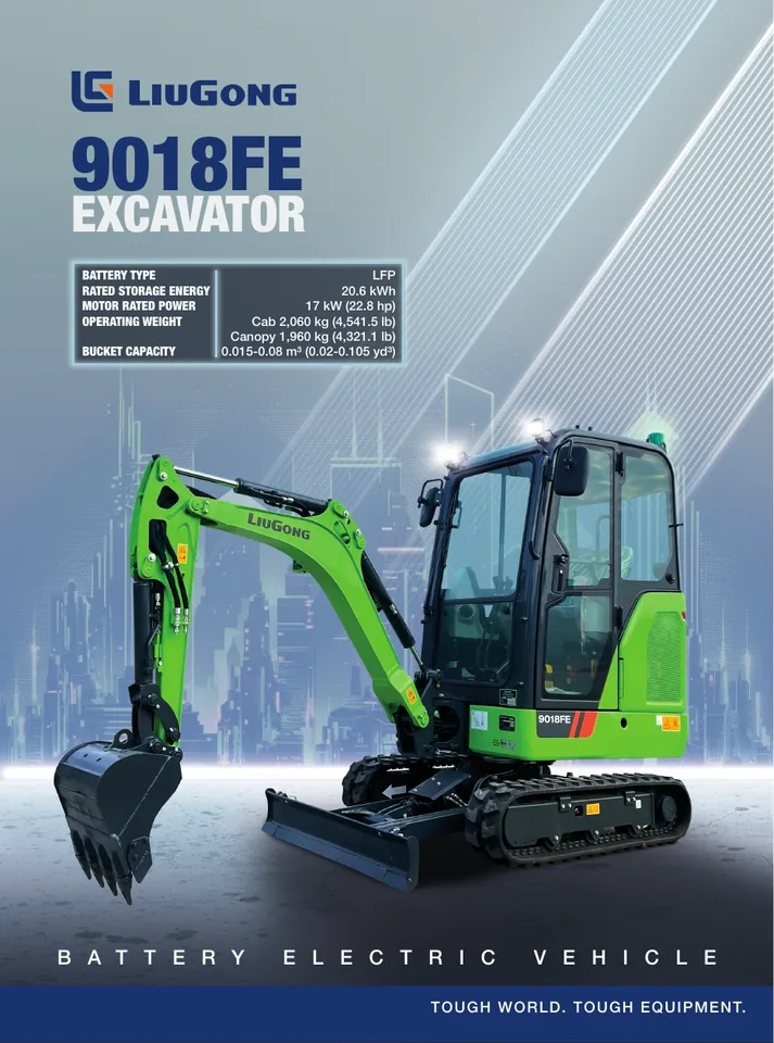 LiuGong 9018FE machine manual cover
