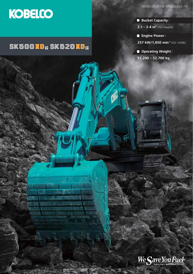 Kobelco SK500 · SK500XDLC-10 · SK520XDLC-10 设备手册外胶层