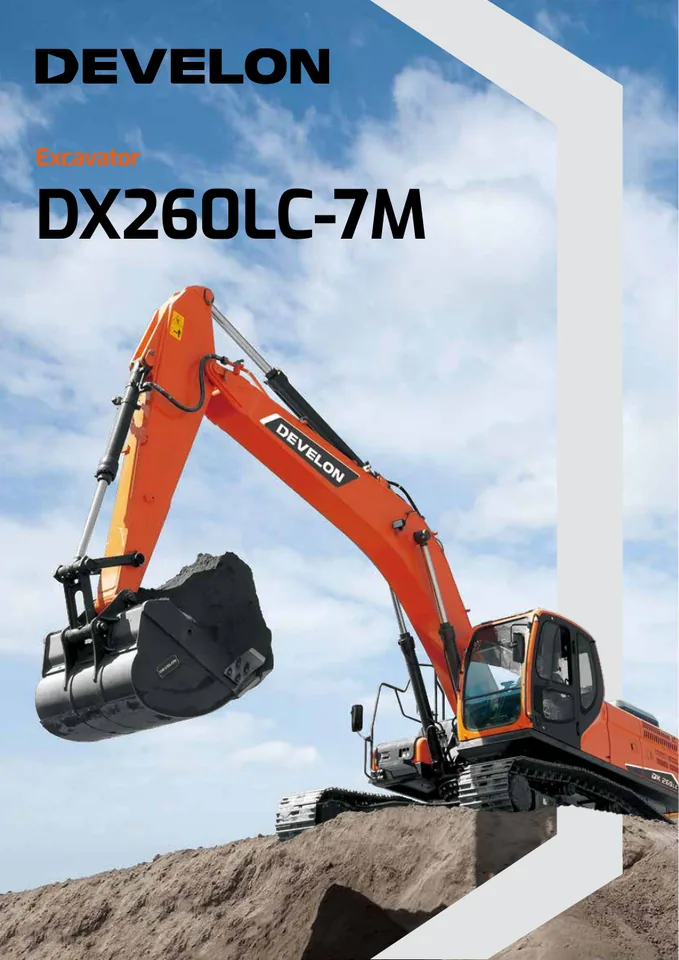 Doosan DX260LC-7M machine manual cover