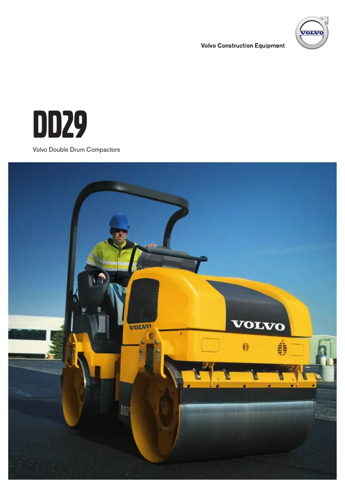 Volvo DD29 machine manual cover: Volvo DD29 Product brochure