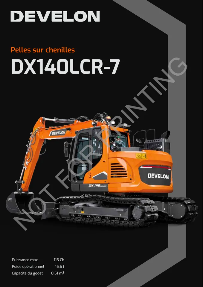 Doosan DX140LCR-7 machine manual cover