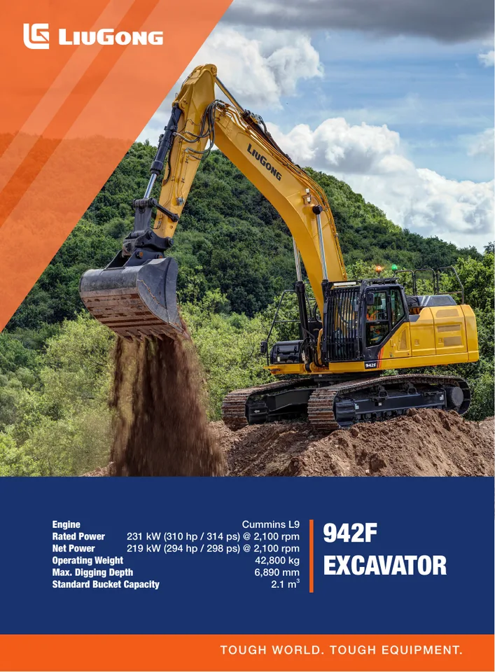 LiuGong 942F machine manual cover