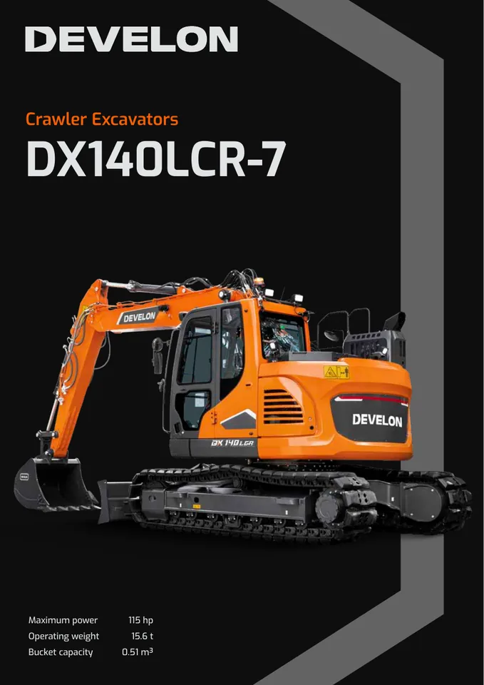 Doosan DX140LCR-7 machine manual cover