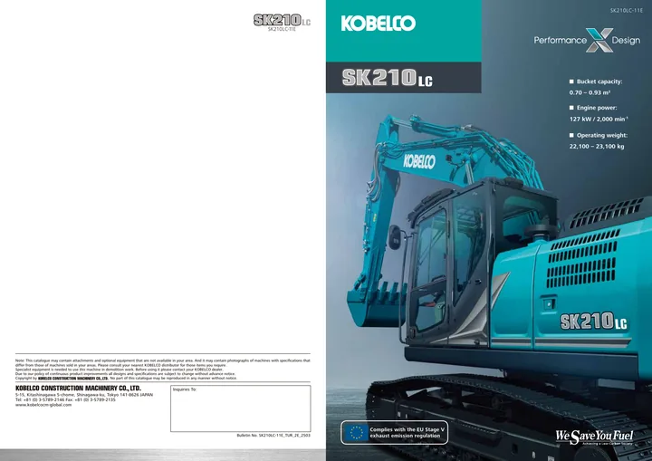 Kobelco SK210LC-11E 设备手册外胶层
