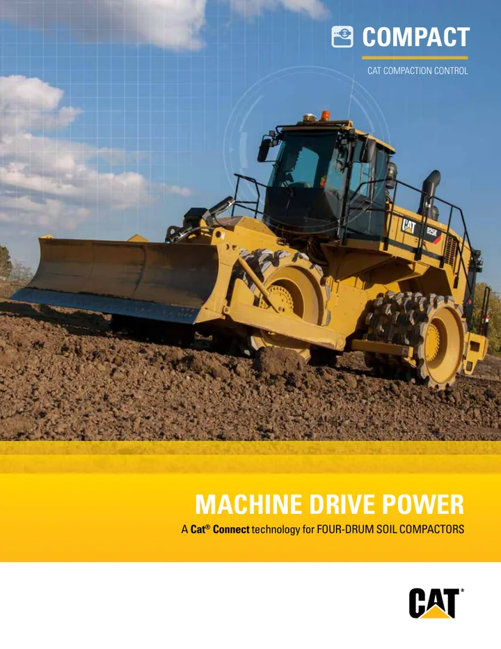 Caterpillar machine manual cover
