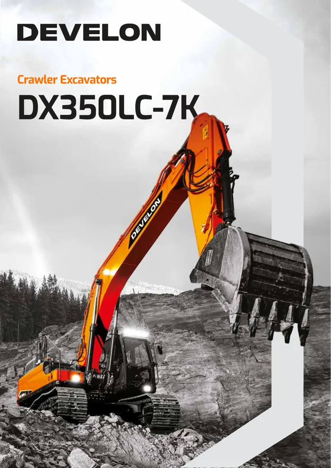 Doosan DX350LC-7K machine manual cover