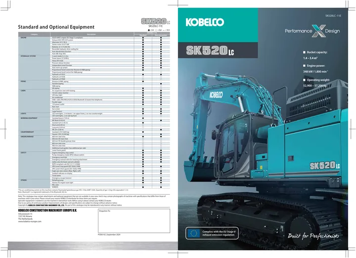 Kobelco SK520LC-11E 设备手册外胶层