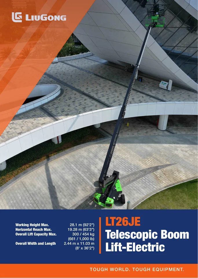 LiuGong LT26JE machine manual cover