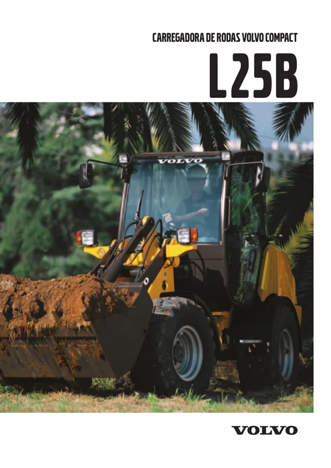 Volvo L25B machine manual cover: Volvo L25B Product specification