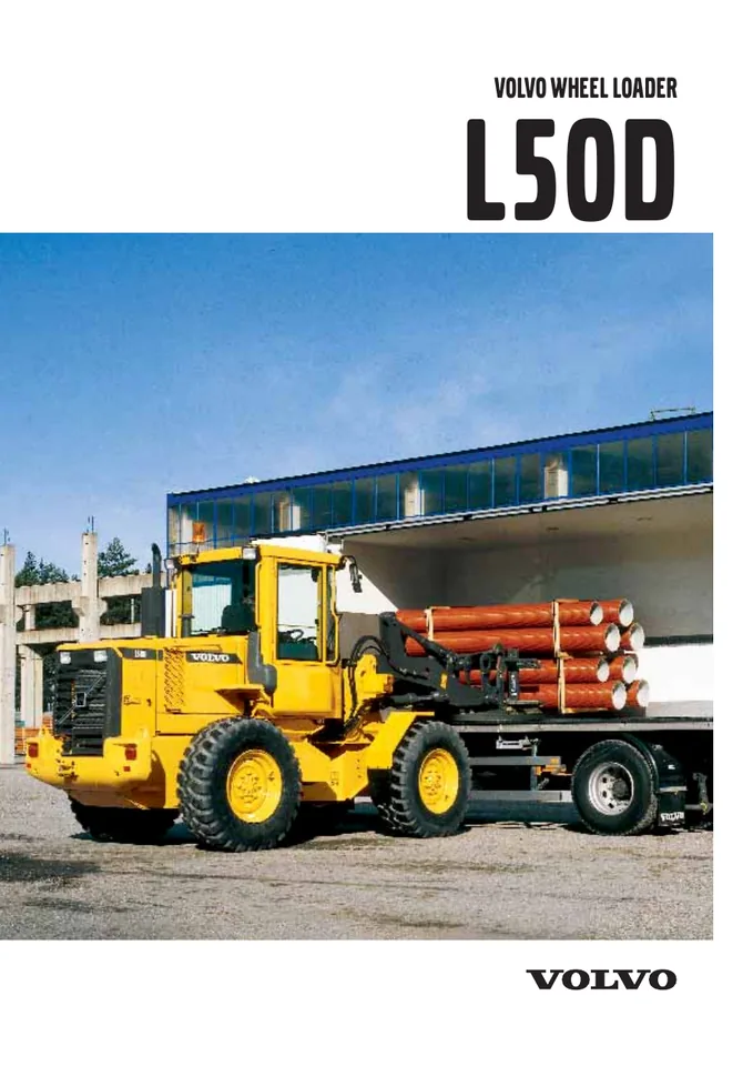 Volvo L50D machine manual cover: Volvo L50D Product specification